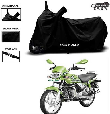 APNEK Waterproof Two Wheeler Cover for Hero(HF Deluxe BS6, Black)