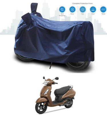 ANTHUB Two Wheeler Cover for TVS(Jupiter classic, Blue)