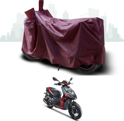 ANTHUB Waterproof Two Wheeler Cover for Aprilia(SR 150, Maroon)