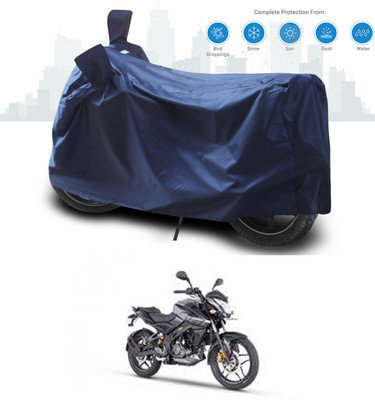 SEBONGO Two Wheeler Cover for Bajaj(Pulsar 160 NS DTS-i, Blue)