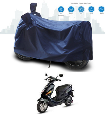 SEBONGO Two Wheeler Cover for Hero(Electric Cruz, Blue)