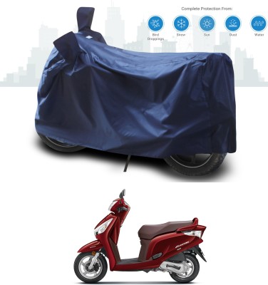 ANTHUB Two Wheeler Cover for Honda(Aviator, Blue)