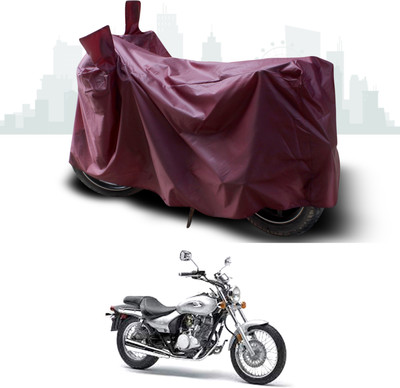 SEBONGO Waterproof Two Wheeler Cover for Bajaj(Eliminator, Maroon)