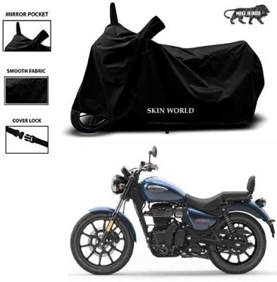 APNEK Waterproof Two Wheeler Cover for Royal Enfield(Meteor BS6, Black)