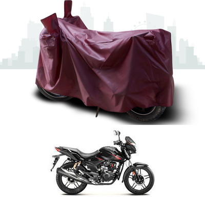 ANTHUB Waterproof Two Wheeler Cover for Hero(CBZ Extreme, Maroon)
