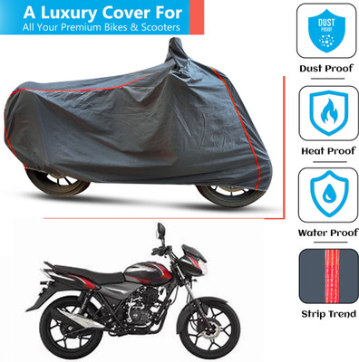 FAMEXON Waterproof Two Wheeler Cover for Bajaj(Discover 100 DTS-i, Grey)