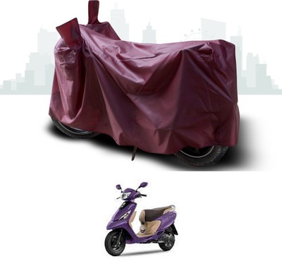 GOSHIV-car and bike accessories Waterproof Two Wheeler Cover for TVS(Scooty Zest 110, Maroon)
