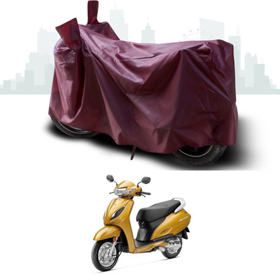 SEBONGO Waterproof Two Wheeler Cover for Honda(Activa 6G, Maroon)