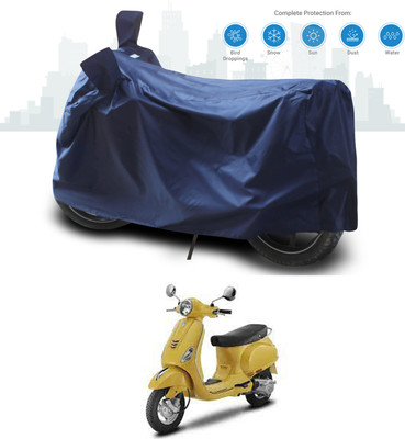 ANTHUB Two Wheeler Cover for Piaggio(Vespa LX 125, Blue)