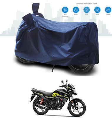 ANTHUB Two Wheeler Cover for Honda(SP125, Blue)
