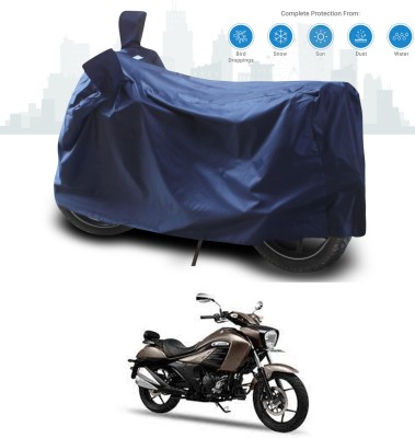 SEBONGO Two Wheeler Cover for Suzuki(Intruder, Blue)