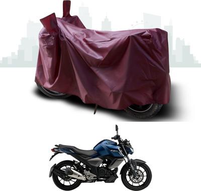 ANTHUB Waterproof Two Wheeler Cover for Yamaha(FZ1, Maroon)