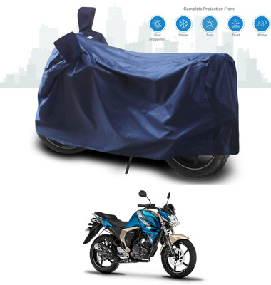 ANTHUB Two Wheeler Cover for Yamaha(FZ16, Blue)