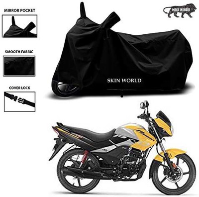 THE REAL ARV Waterproof Two Wheeler Cover for Hero(Passion Pro, Black)