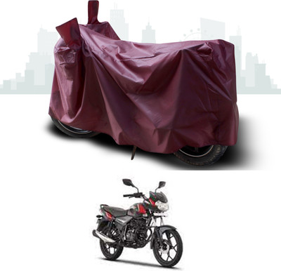 ANTHUB Waterproof Two Wheeler Cover for Bajaj(Discover 110, Maroon)