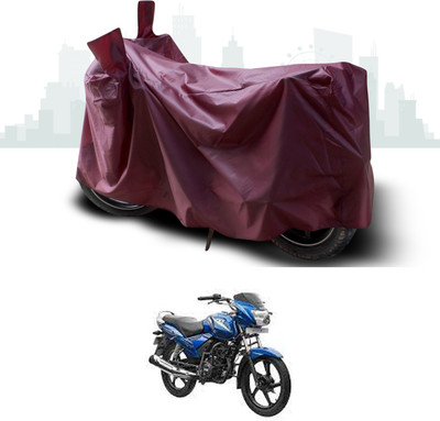 GOSHIV-car and bike accessories Waterproof Two Wheeler Cover for TVS(Star City Plus, Maroon)