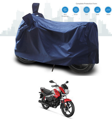 SEBONGO Two Wheeler Cover for Hero(Passion Pro i3S, Blue)