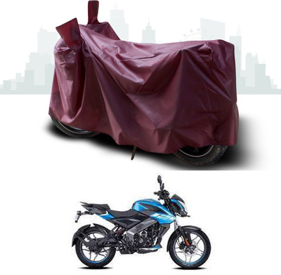 ANTHUB Waterproof Two Wheeler Cover for Bajaj(Pulsar NS 200, Maroon)