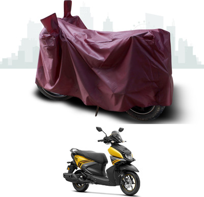 ANTHUB Waterproof Two Wheeler Cover for Yamaha(RayZR 125 Fi, Maroon)