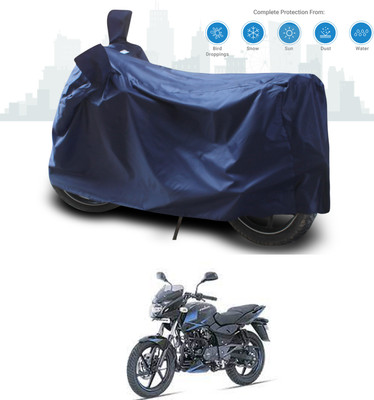 SEBONGO Two Wheeler Cover for Bajaj(Pulsar 150 DTS-i, Blue)