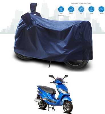 ANTHUB Two Wheeler Cover for Bajaj(Blade 125, Blue)