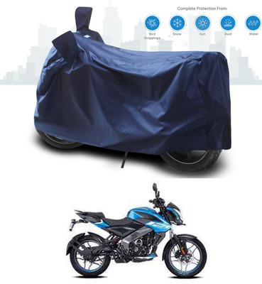 SEBONGO Two Wheeler Cover for Bajaj(Pulsar NS 200, Blue)