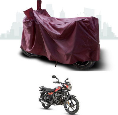 SEBONGO Waterproof Two Wheeler Cover for Bajaj(Maroon)
