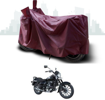 SEBONGO Waterproof Two Wheeler Cover for Bajaj(Avenger 180 Street, Maroon)