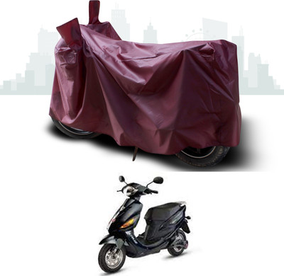 SEBONGO Waterproof Two Wheeler Cover for Hero(Electric Cruz, Maroon)