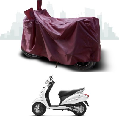 ANTHUB Waterproof Two Wheeler Cover for Honda(Activa 4G, Maroon)