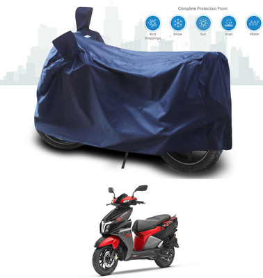 ANTHUB Two Wheeler Cover for TVS(NTORQ, Blue)