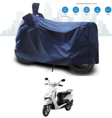 SEBONGO Two Wheeler Cover for Indus(Yo Xplor, Blue)