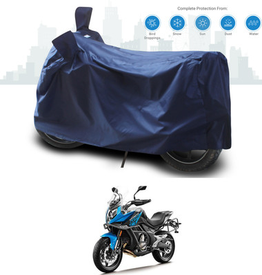 ANTHUB Two Wheeler Cover for CFMoto(650MT, Blue)