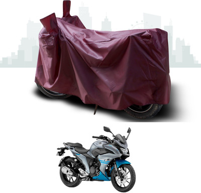 ANTHUB Waterproof Two Wheeler Cover for Yamaha(Fazer 25, Maroon)