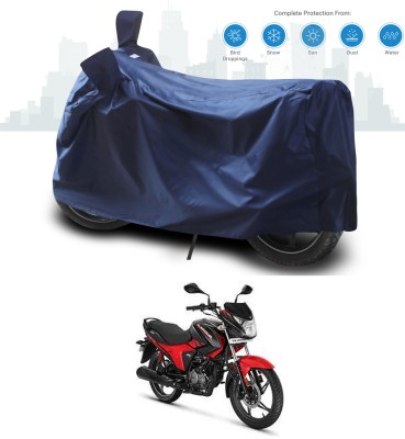 ANTHUB Two Wheeler Cover for Hero(Glamour, Blue)