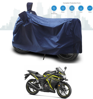 SEBONGO Two Wheeler Cover for Honda(CBR 250R, Blue)