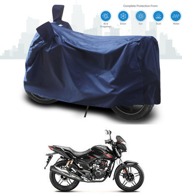 SEBONGO Two Wheeler Cover for Hero(CBZ Extreme, Blue)