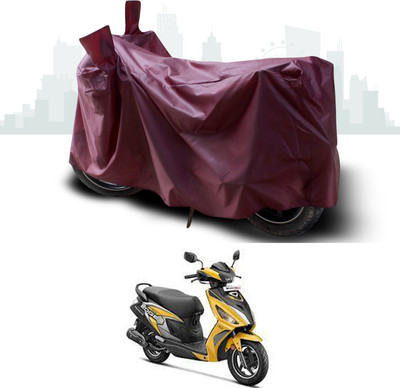SEBONGO Waterproof Two Wheeler Cover for Hero(Maestro Edge 125, Maroon)