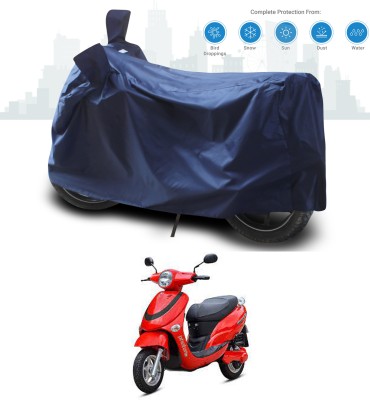 SEBONGO Two Wheeler Cover for Hero(Electric Photon, Blue)