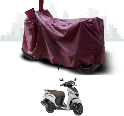 GOSHIV-car and bike accessories Waterproof Two Wheeler Cover for Yamaha(Fascino, Maroon)