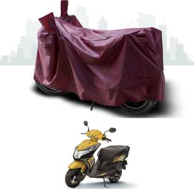 SEBONGO Waterproof Two Wheeler Cover for Honda(Dio, Maroon)
