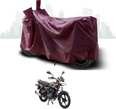 GOSHIV-car and bike accessories Waterproof Two Wheeler Cover for Bajaj(Platina 125, Maroon)