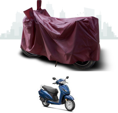 ANTHUB Waterproof Two Wheeler Cover for Honda(Activa 125, Maroon)