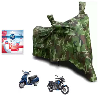 BLESSING Two Wheeler Cover for Honda(Activa 6G, Green)