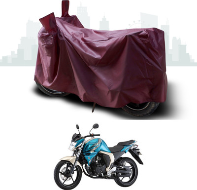 ANTHUB Waterproof Two Wheeler Cover for Yamaha(FZ, Maroon)