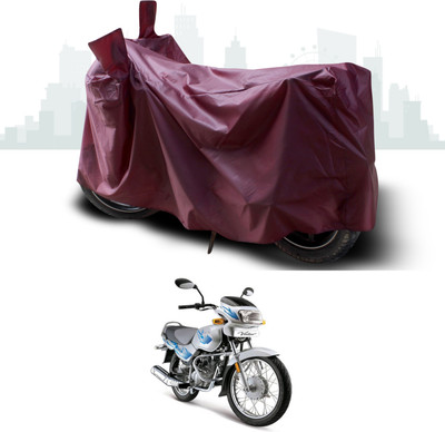 ANTHUB Waterproof Two Wheeler Cover for TVS(Victor, Maroon)