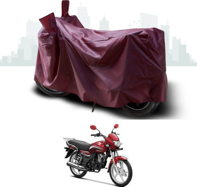 ANTHUB Waterproof Two Wheeler Cover for Honda(CD 110 Dream, Maroon)