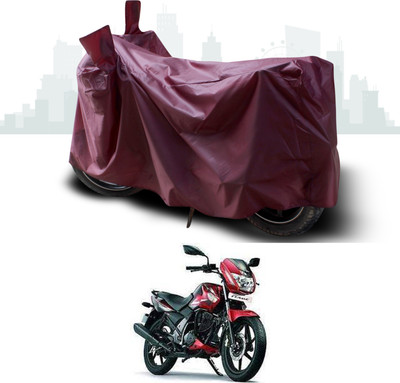 ANTHUB Waterproof Two Wheeler Cover for TVS(Flame SR125, Maroon)