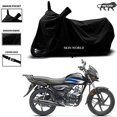 APNEK Waterproof Two Wheeler Cover for Honda(CT110, Black)