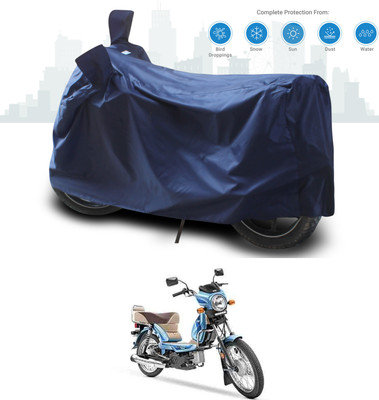ANTHUB Two Wheeler Cover for TVS(XL 100, Blue)
